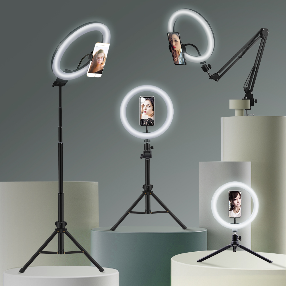 Photography Lighting Overhead - Youtube çekim Vlog Selfie dairesel fotoğraf