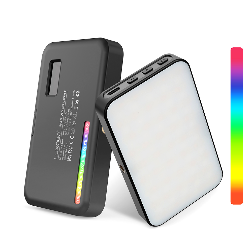 Photography Lighting With Umbrella - LUXCEO V10 PRO Video Işığı RGB