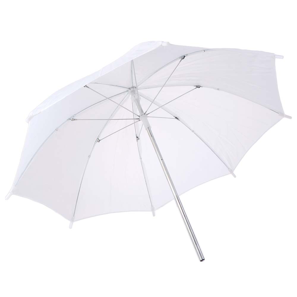 Photography Lighting With Umbrella - 50cm/20 İnç Fotoğrafçılık Şemsiyesi Metal Saplı