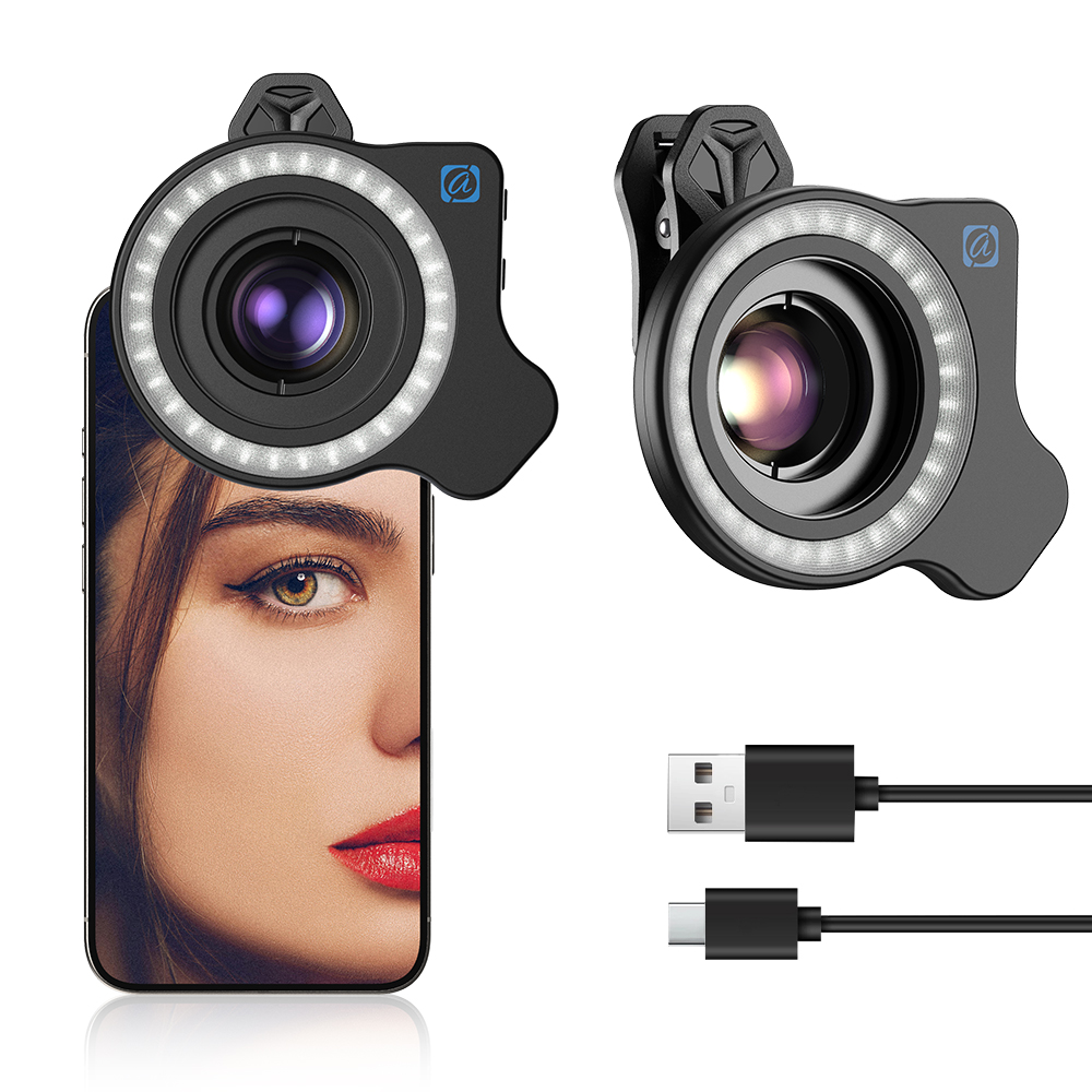 Photography Lighting Ring - APEXEL YENİ Makro Lens Dolgu Işığı,