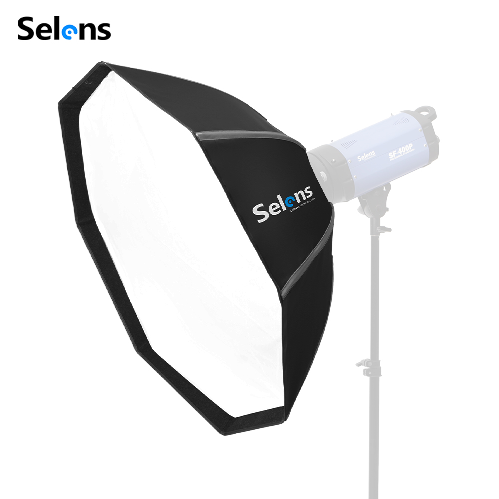 Photography Studio Lighting Set Up - Selens 82/105cm Şemsiye Softbox +Bowens Montajlı
