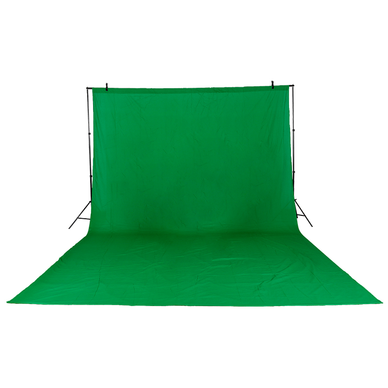 Photography Lighting Kit With Backdrop - 3m X 6m /9.8ftX19.6ft Pamuklu Chromakey
