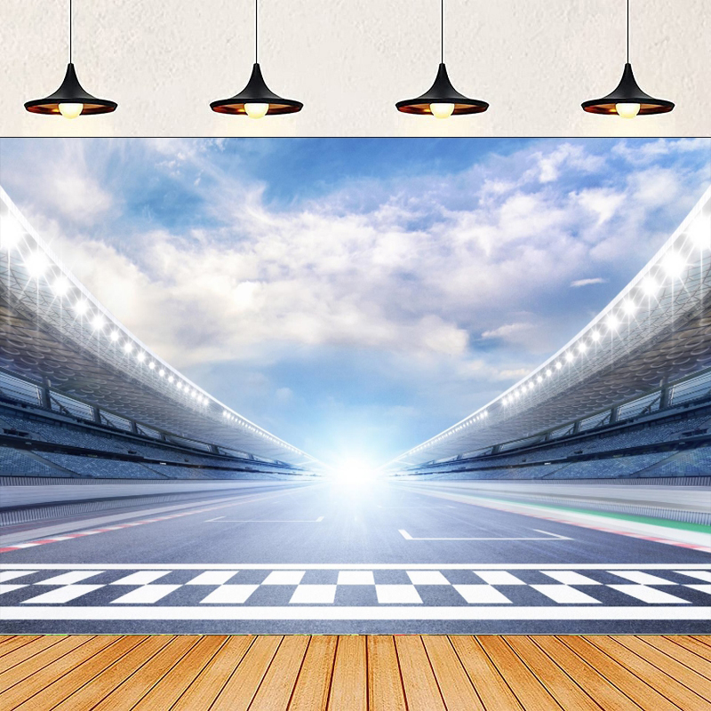 Photography Lighting Background - Yarış Arabası Fotoğrafçılığı Arka Planı Bitiş
