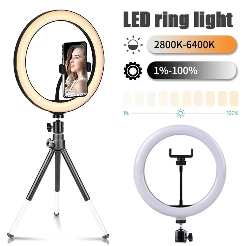Photography Lighting Overhead - 10 inç Selfie Halka Işık Fotoğrafçılık