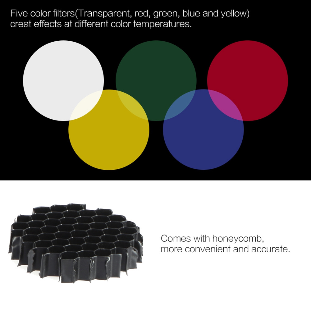 Honeycomb Grid Filter - Konik Snoot Petek Izgaralı 5 Adet