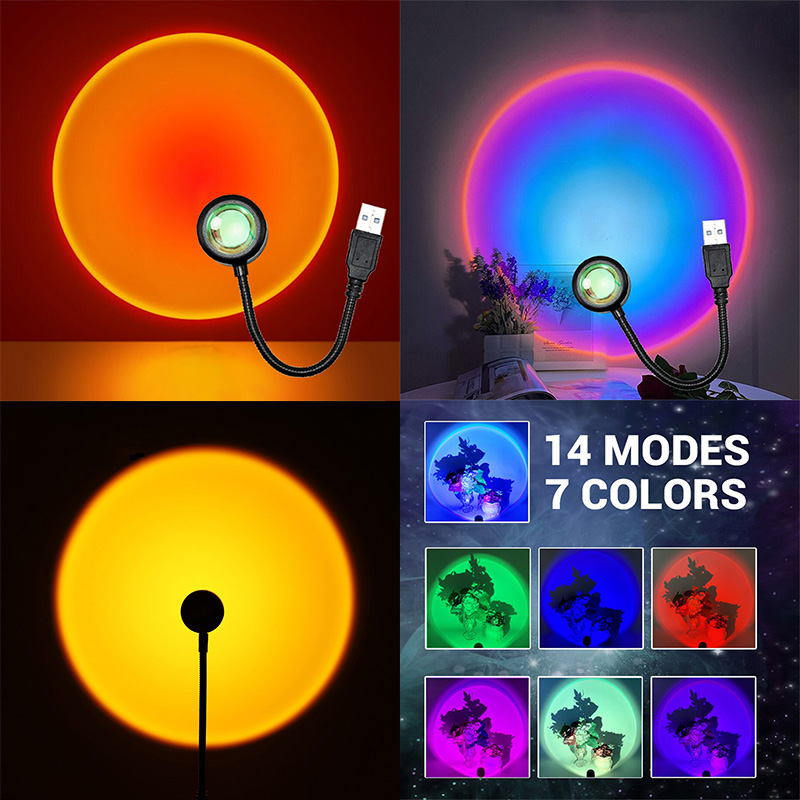 Photography Lighting Diy - ZK40 LED Gün Batımı Lambası Nightlights