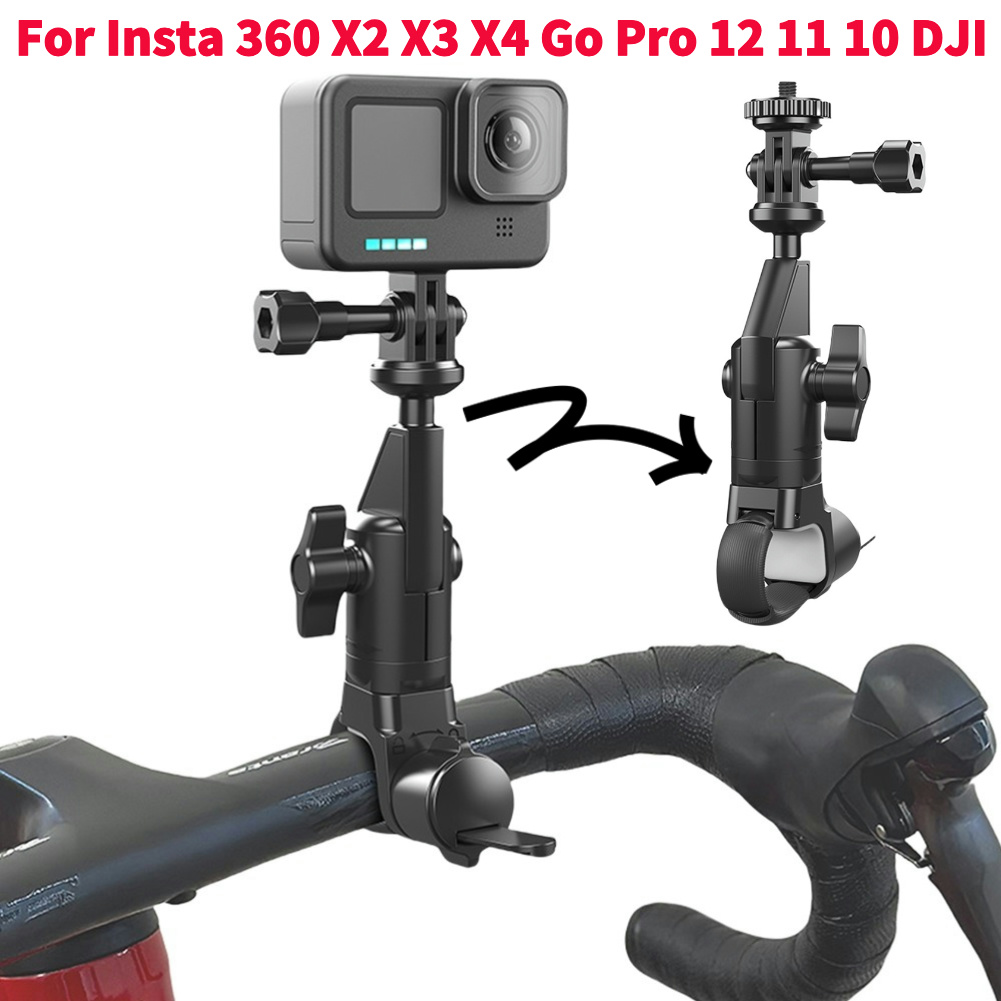 Insta360 Camera X4 - Motosiklet bisiklet gidon tutucu 360 dönen