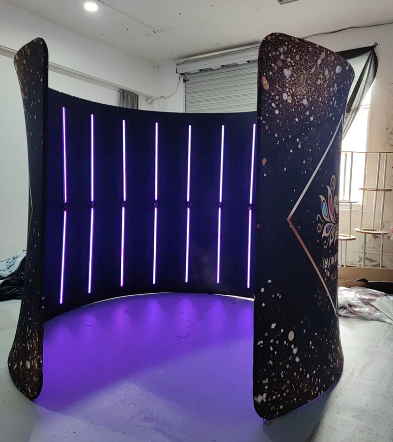 Photography Lighting Kit With Backdrop - 360 Fotoğraf Kabini Kabı Ücretsiz Özel