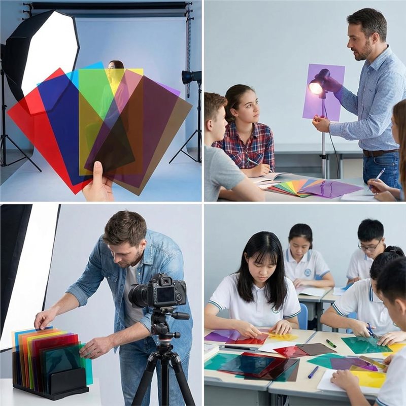 ABDJ-A4 PVC Levhalar 9 Renkte, - Photography Lighting Diy incelemesi ve fiyatı