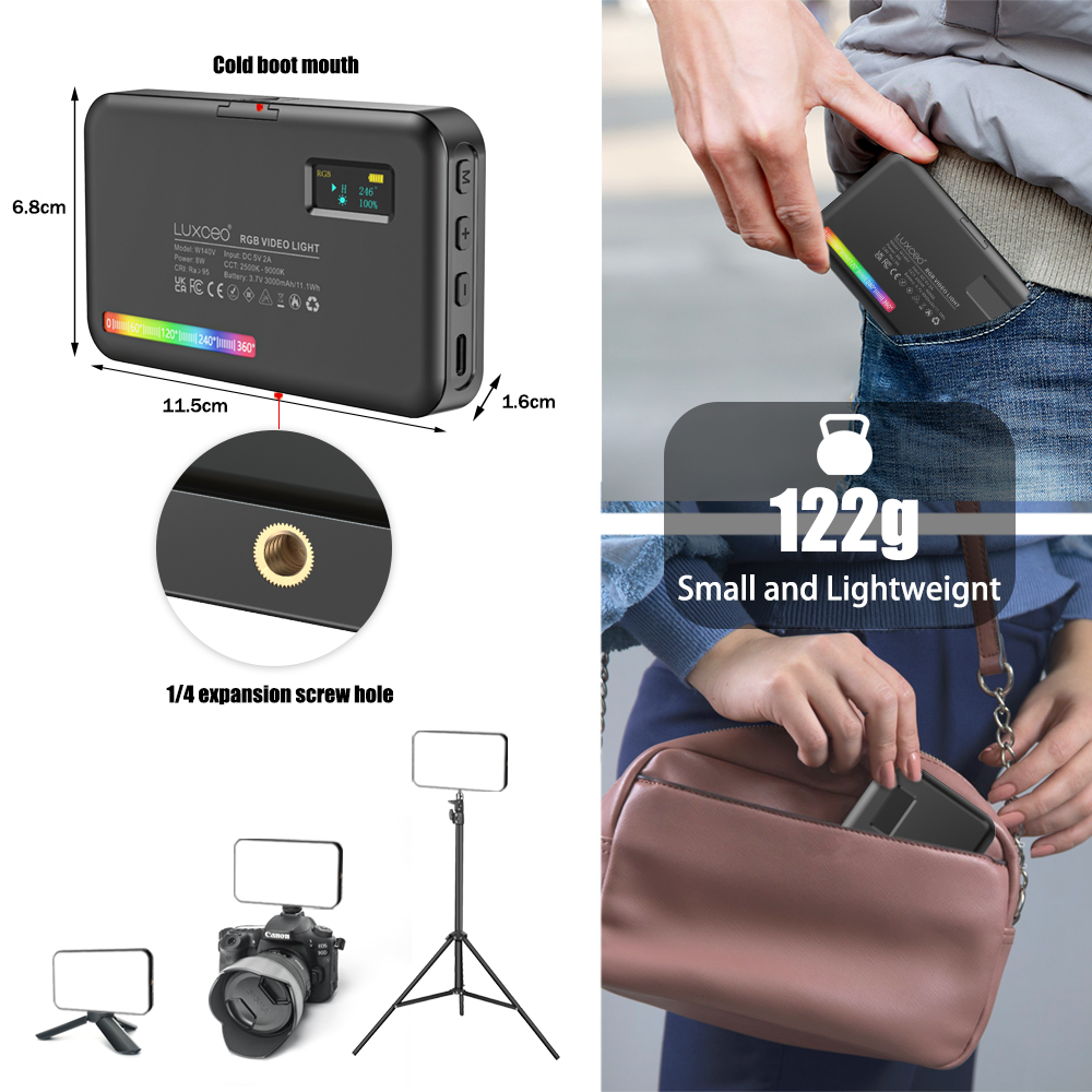 LUXCEO V10 PRO Video Işığı RGB - Photography Lighting With Umbrella incelemesi ve fiyatı