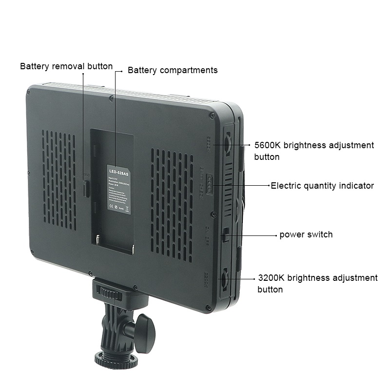 Yüksek Kaliteli LED-528AS 38W  - Photography Studio Lighting Set Up incelemesi ve fiyatı