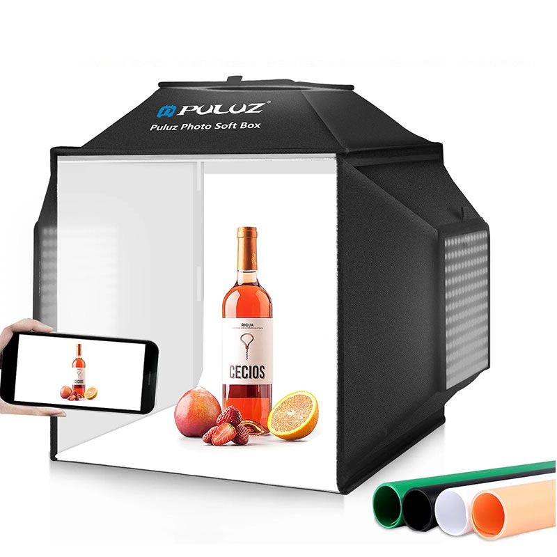40 cm Katlanır Fotoğraf stüdyo - Photography Lighting Kit With Backdrop incelemesi ve fiyatı