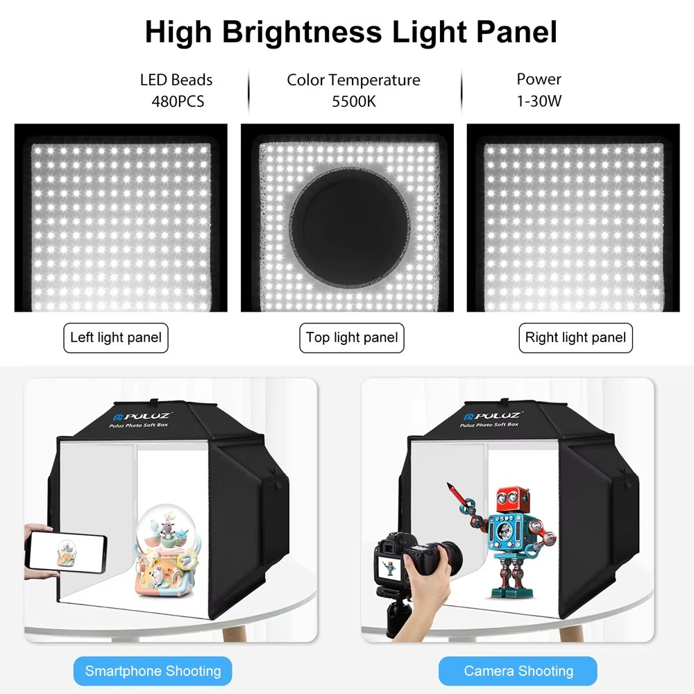 40 cm Katlanır Fotoğraf stüdyo - Photography Lighting Kit With Backdrop incelemesi ve fiyatı