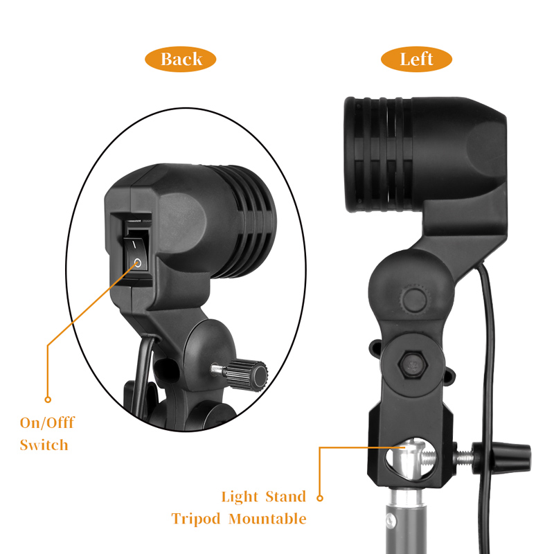 1.8m kablo kordonu ampul stand - Photography Lighting With Umbrella incelemesi ve fiyatı