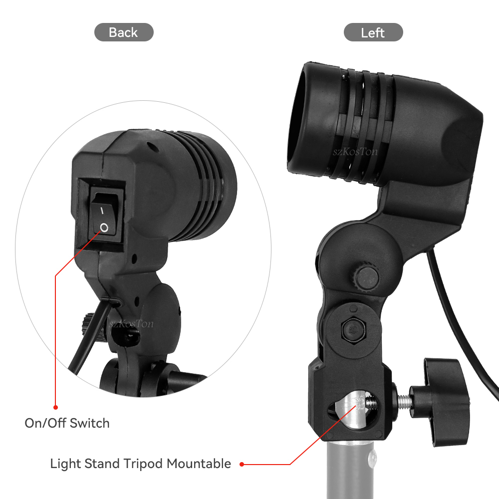Tek Kafa Ampul Tutucu E27 Soke - Photography Lighting With Umbrella incelemesi ve fiyatı