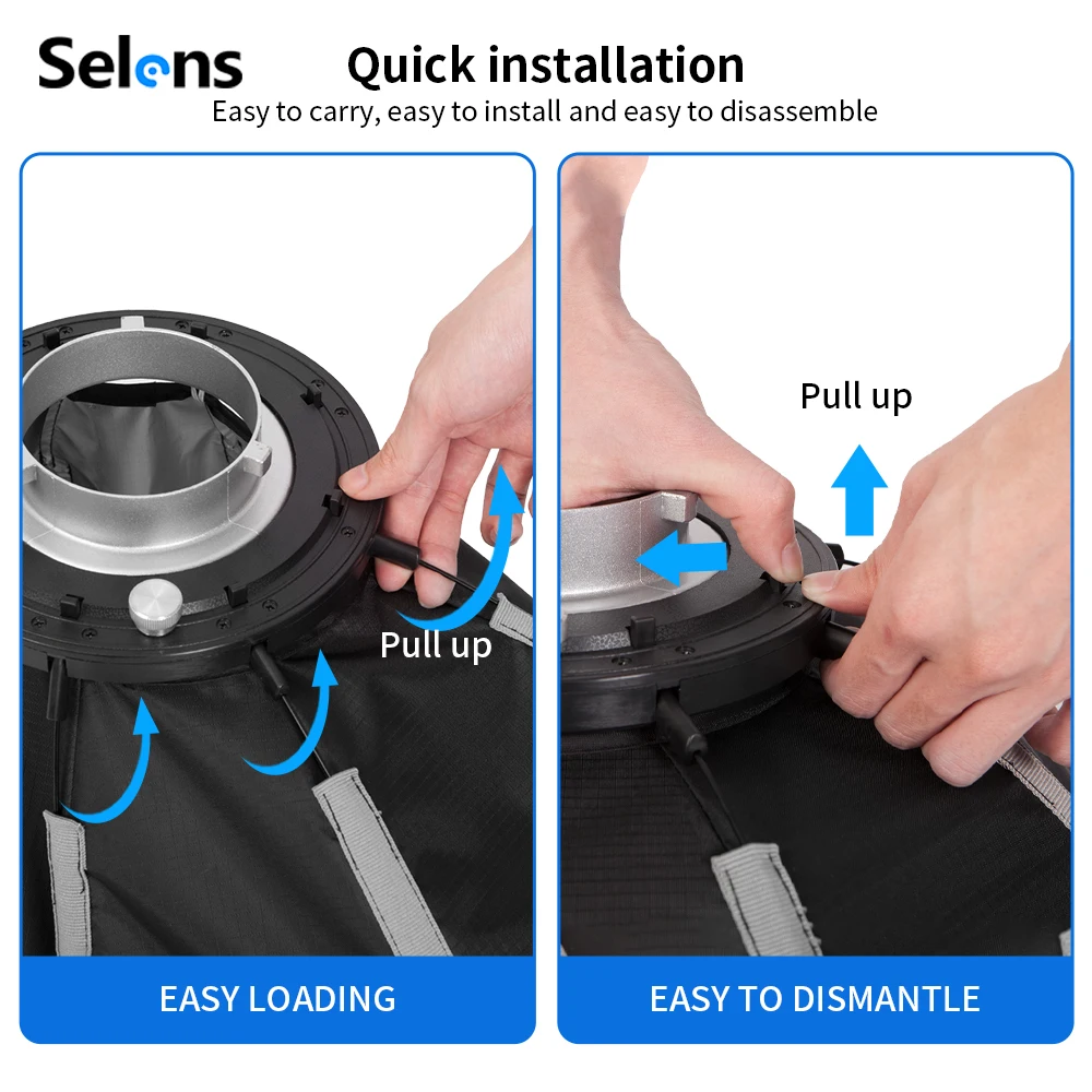 Selens 82/105cm Şemsiye Softbo - Photography Studio Lighting Set Up incelemesi ve fiyatı