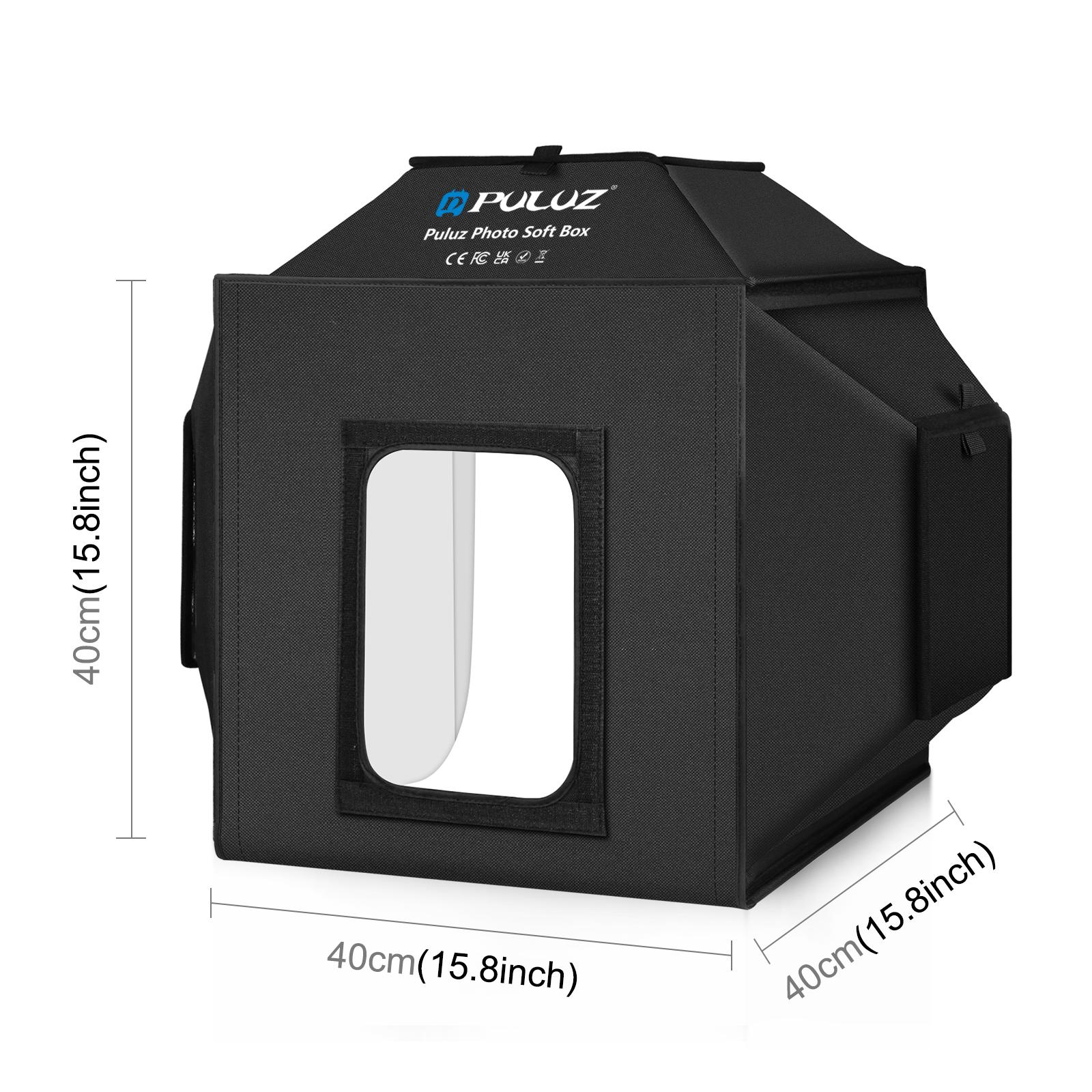PULUZ 40 cm Katlanır 72 W 5500 - Photography Lighting Kit With Backdrop incelemesi ve fiyatı