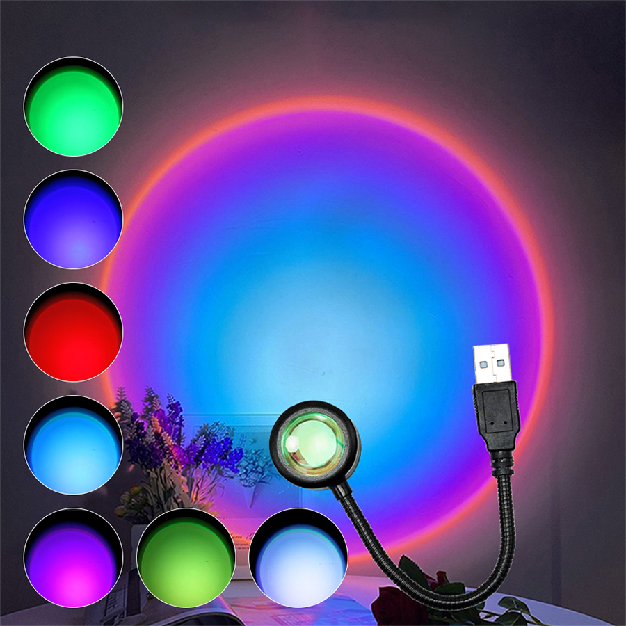 USB LED Gün Batımı Lambası Pro - Photography Lighting Diy incelemesi ve fiyatı