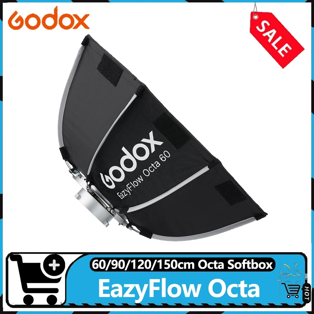 Godox EazyFlow Serisi Octa 60/ - Photography Studio Lighting Set Up incelemesi ve fiyatı