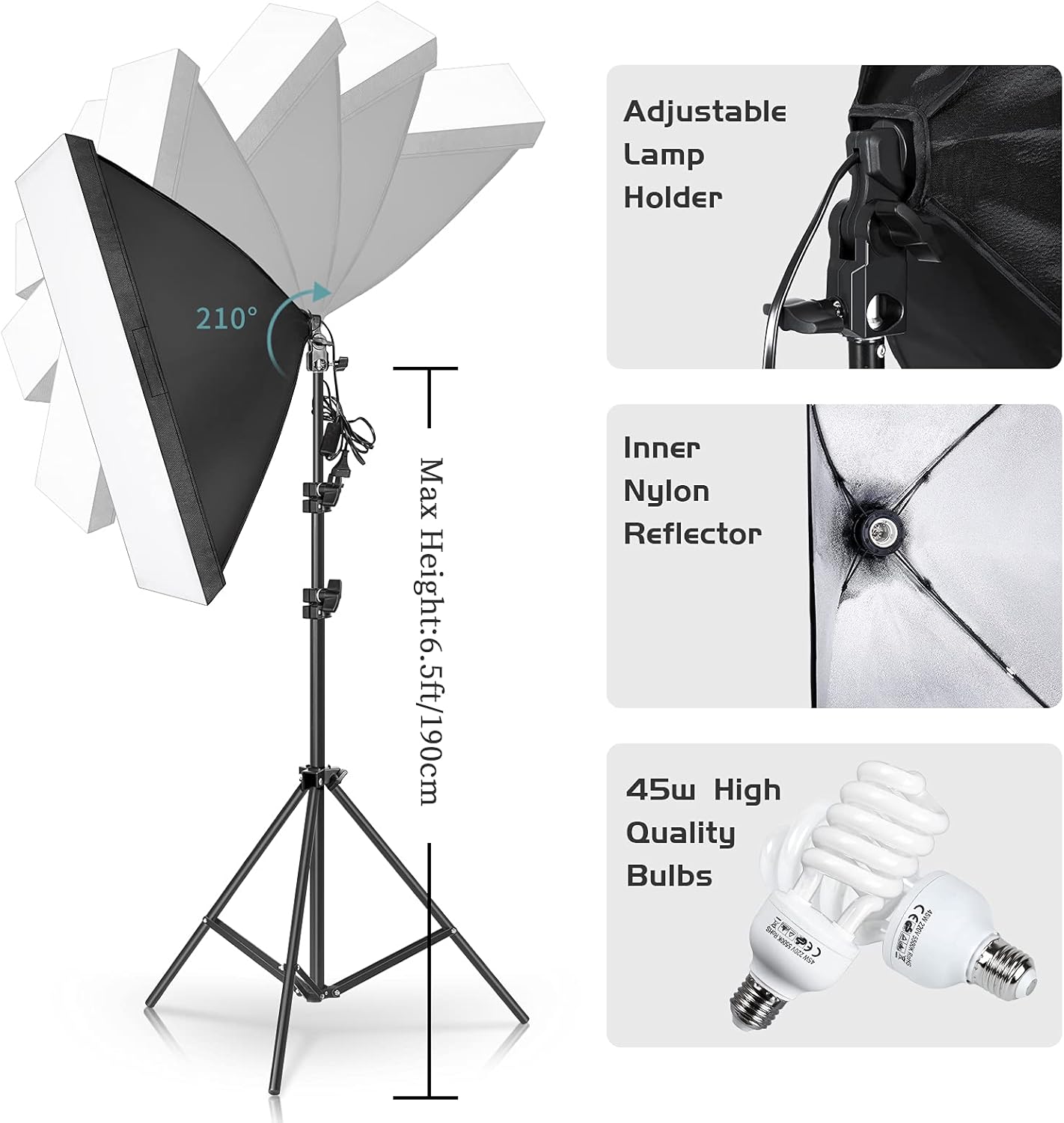 Fotoğrafçılık Aydınlatma Seti, - Photography Lighting Kit With Backdrop incelemesi ve fiyatı