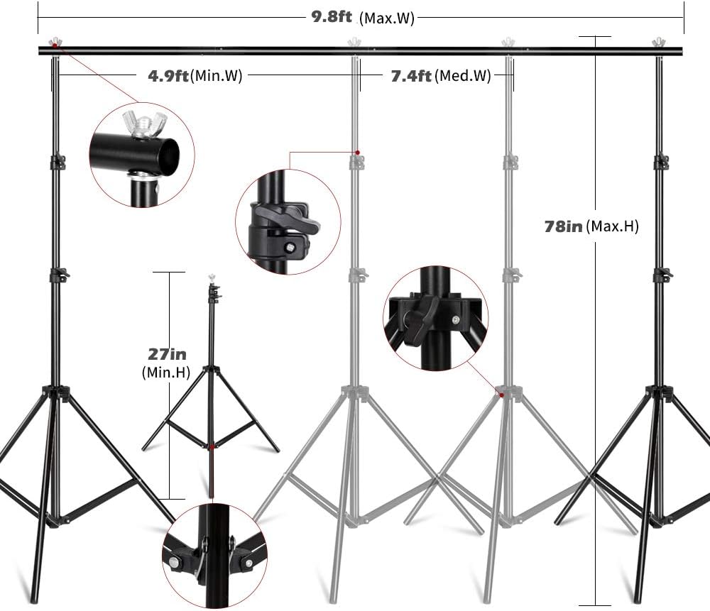 Fotoğrafçılık Aydınlatma Seti, - Photography Lighting Kit With Backdrop incelemesi ve fiyatı