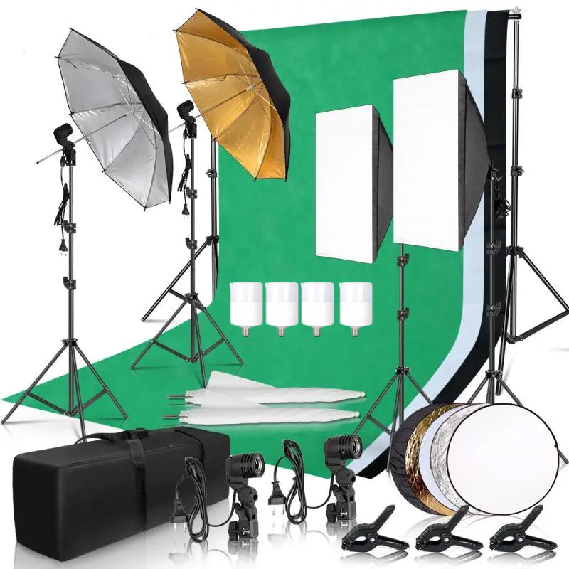 Fotoğrafçılık Aydınlatma Seti  - Photography Lighting Kit With Backdrop incelemesi ve fiyatı