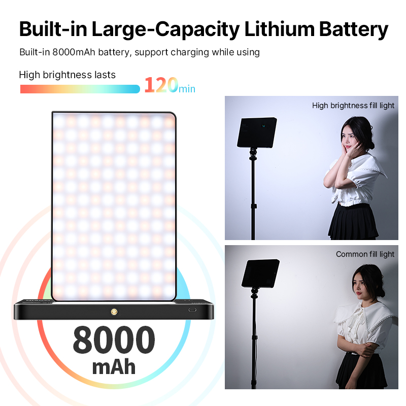Ulanzi LT003 15W RGB Video işı - Photography Lighting With Umbrella incelemesi ve fiyatı