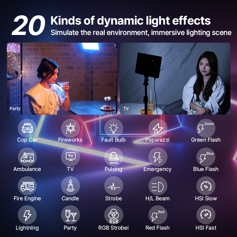 Ulanzi LT003 15W RGB Video işı - Photography Lighting With Umbrella incelemesi ve fiyatı