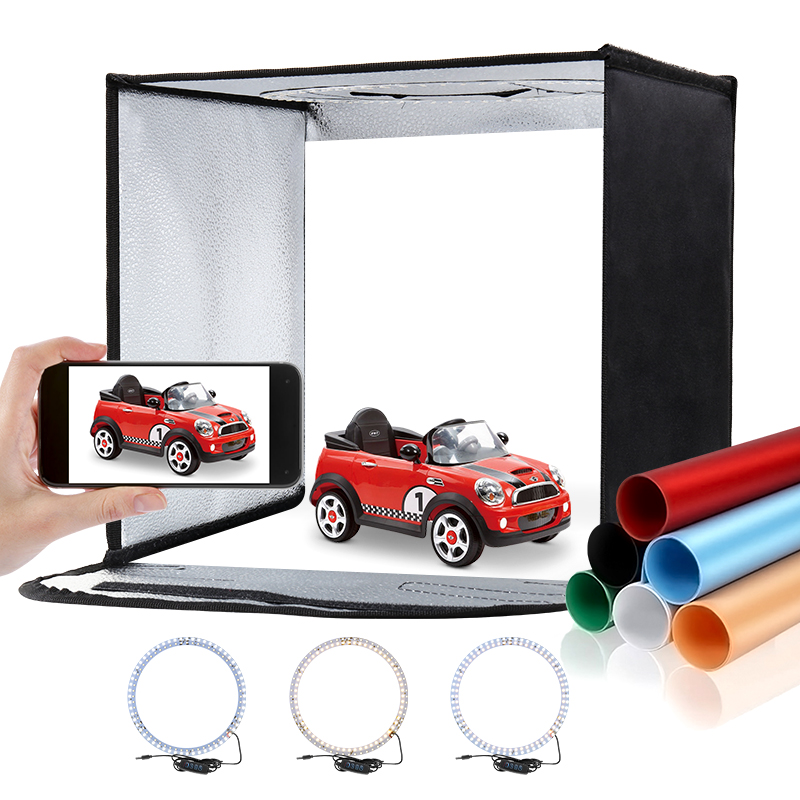 11.8x11.8 inç Katlama Fotoğraf - Photography Lighting Kit With Backdrop incelemesi ve fiyatı