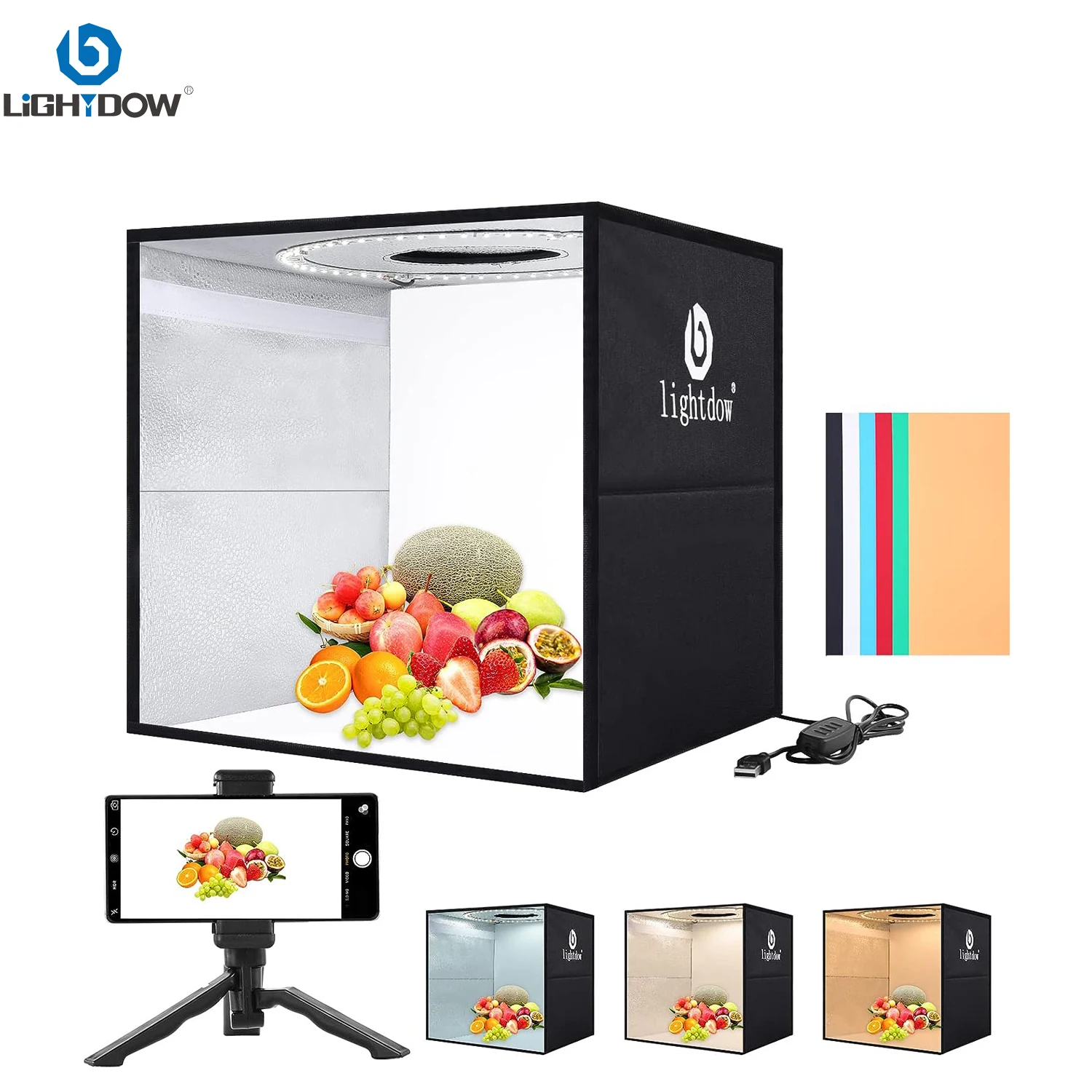 Lightdow Kısılabilir Fotoğraf  - Photography Lighting Kit With Backdrop incelemesi ve fiyatı