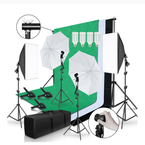 Altın Satıcı Tam Set Fotoğrafç - Photography Lighting Kit With Backdrop incelemesi ve fiyatı