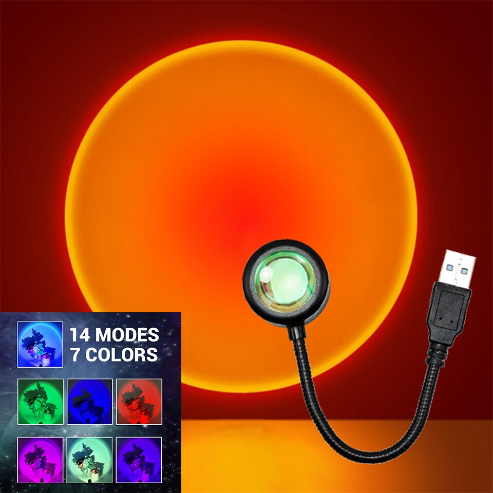 ZK40 LED Gün Batımı Lambası Ni - Photography Lighting Diy incelemesi ve fiyatı